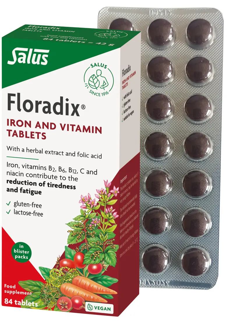Floradix Iron & Vitamin Tablets 84