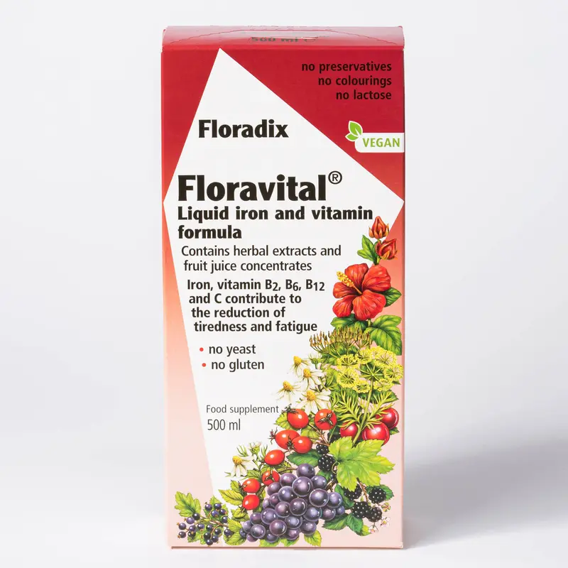 Floravital Yeast & Gluten Free Liquid Iron Formula