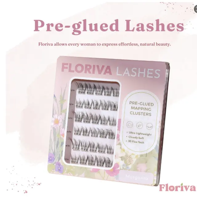 Floriva Lashes Pre-Glued lashes