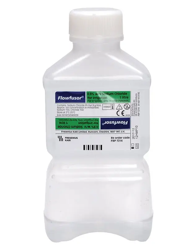 FLOWFUSOR® Sodium Chloride 0.9% for Irrigation 1 Litre
