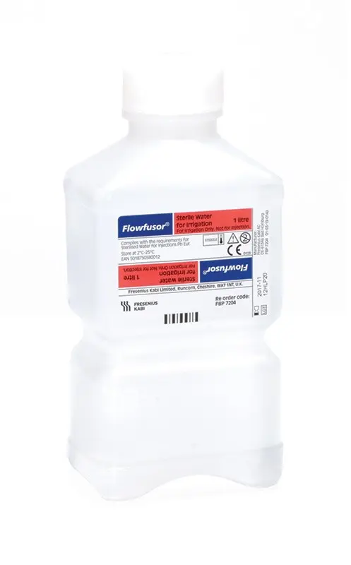 FLOWFUSOR® Sterile Water for Irrigation 1 Litre