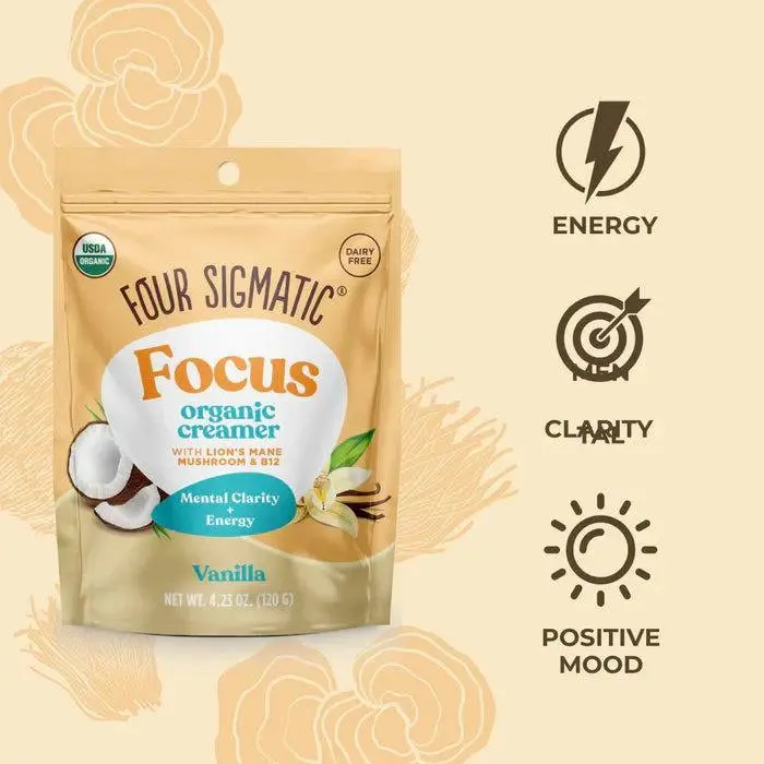 Focus Organic Creamer- Vanilla Coconut 120g