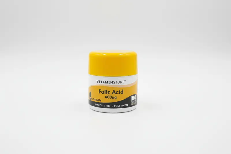 Folic Acid 400 µg Women’s Pre & Post Natal Support – 180 Tablets (1-A-Day)