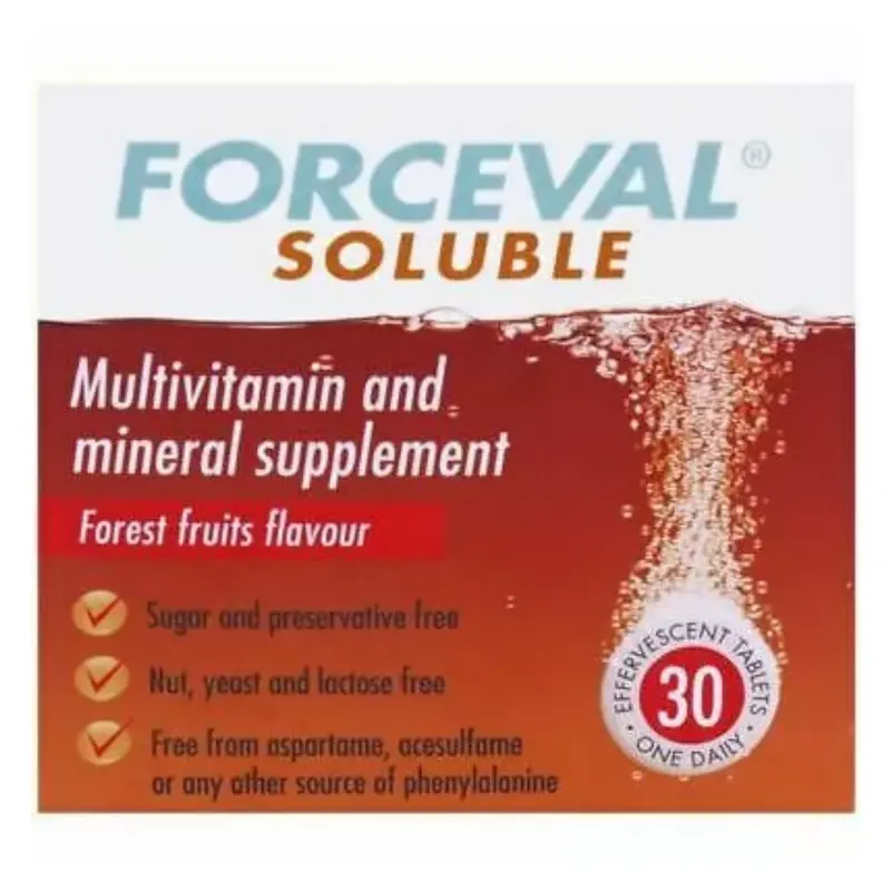Forceval Soluble 30 Tablets (A)