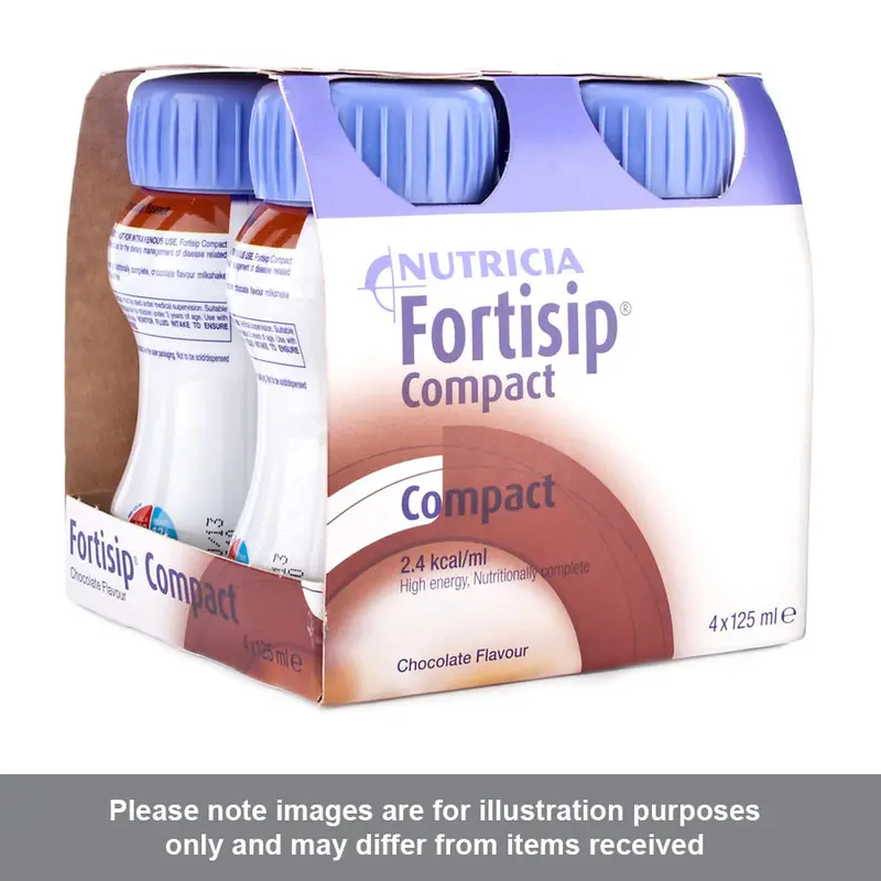 Fortisip Compact Chocolate Flavour 6 x 4 (24 Bottles)
