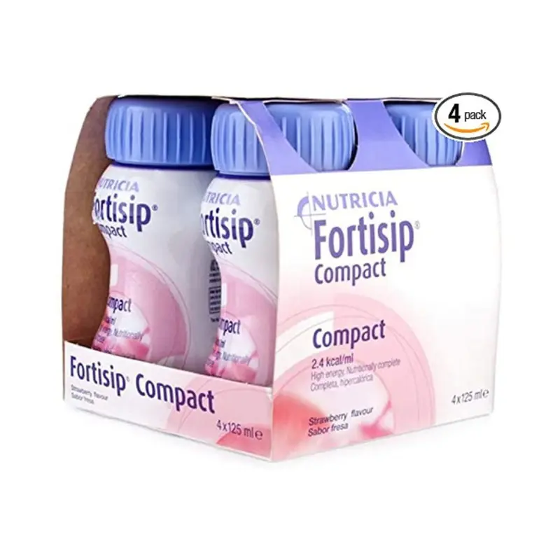 Fortisip Compact Protein Strawberry 4x125ml