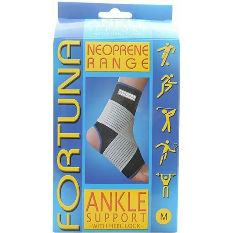 Fortuna Neoprene Ankle Support with Heel Lock