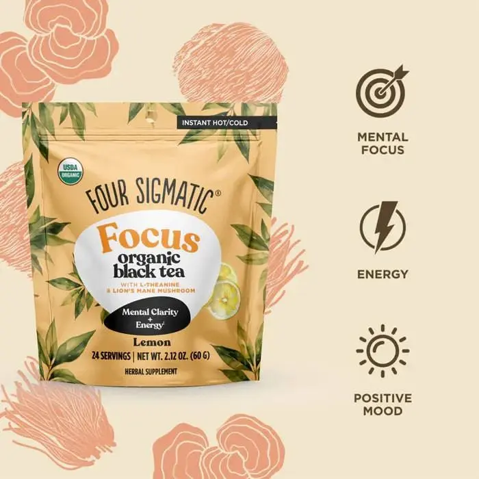 Four Sigmatic Organic Focus Black Tea 60g