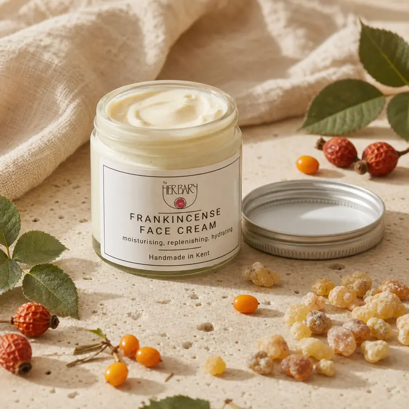 Frankincense Face Cream with Sea Buckthorn & Rosehip Oil
