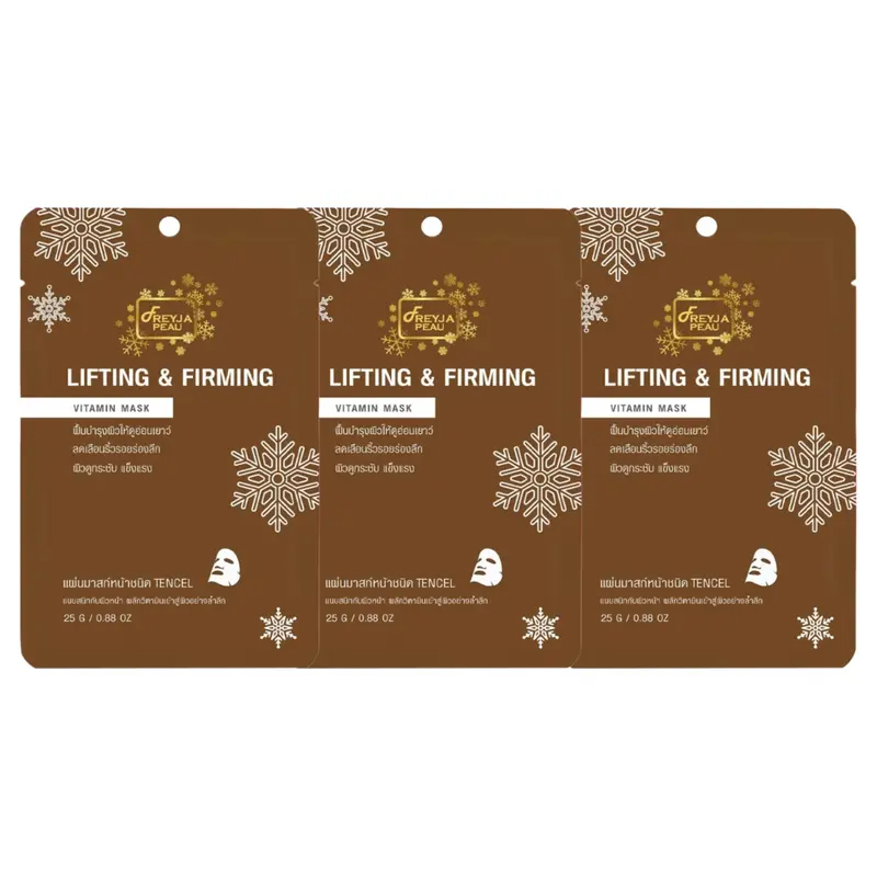 Freyja Peau - Lifting & Firming Vitamin Mask 25g. (Pack of 3)