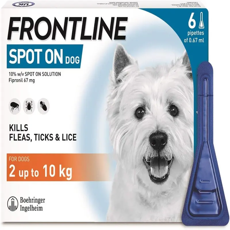 Frontline Spot On Dog Small Dog of 2-10kg 6s