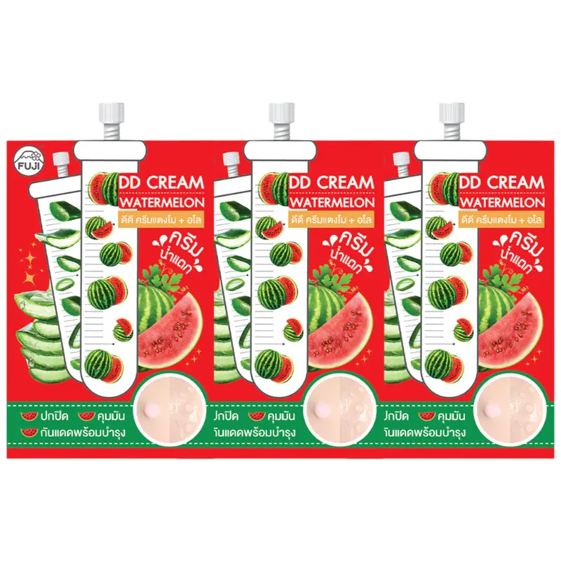 Fuji Cream - DD Watermelon Cream 10g. (Pack of 3)