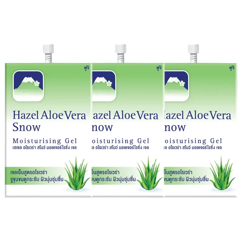 Fuji Cream - Hazel Aloe Snow Moisturising Gel 8g. (Pack of 3)