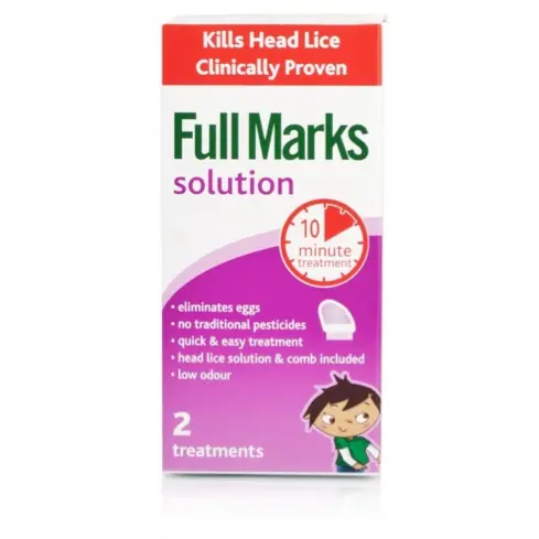 Full Marks Head Lice Solution (2 Treatments
