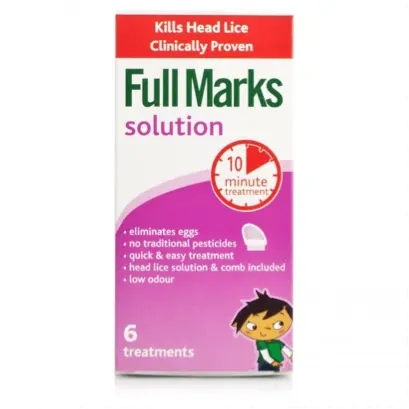 Full Marks Head Lice Solution (6 Treatments