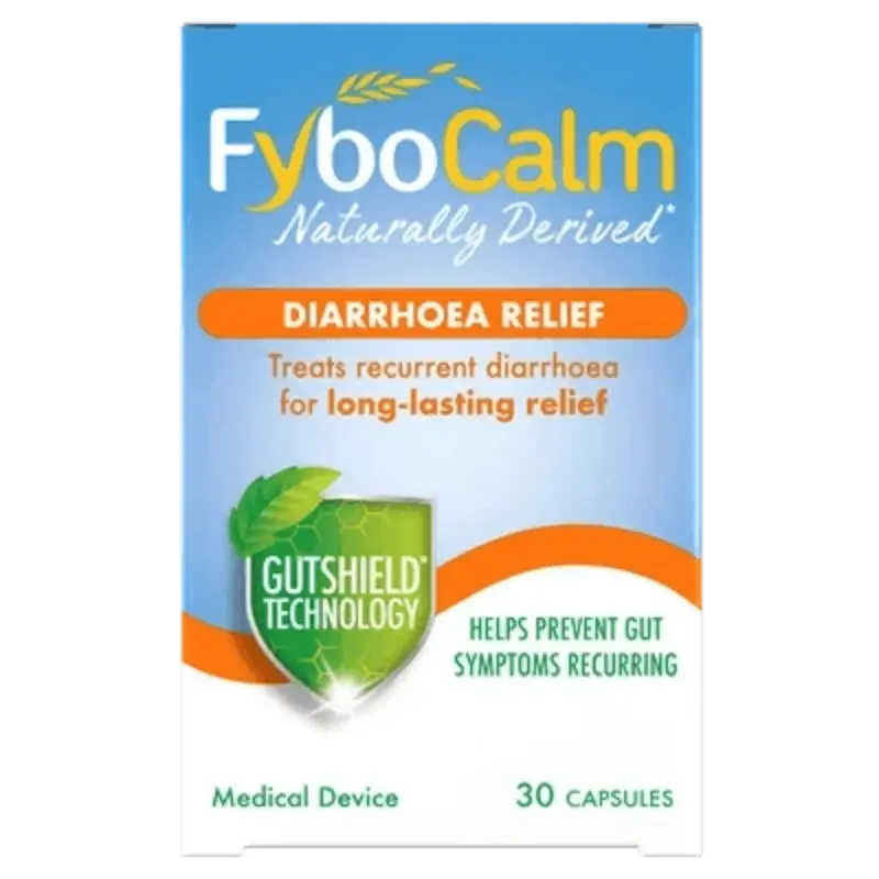 FyboCalm Diarrhoea Relief 30 Capsules
