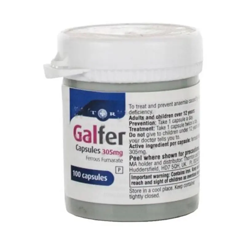Galfer capsules 305mg - 100's (P)