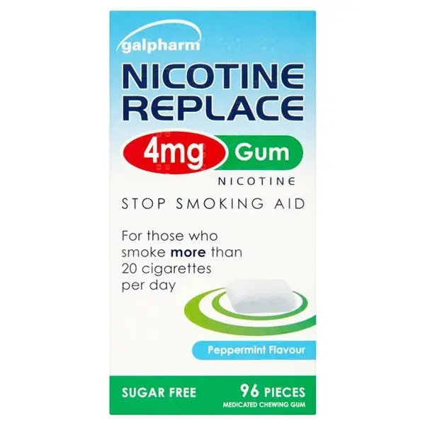 Galpharm Nicotine Replace 4mg Gum X96 (A)