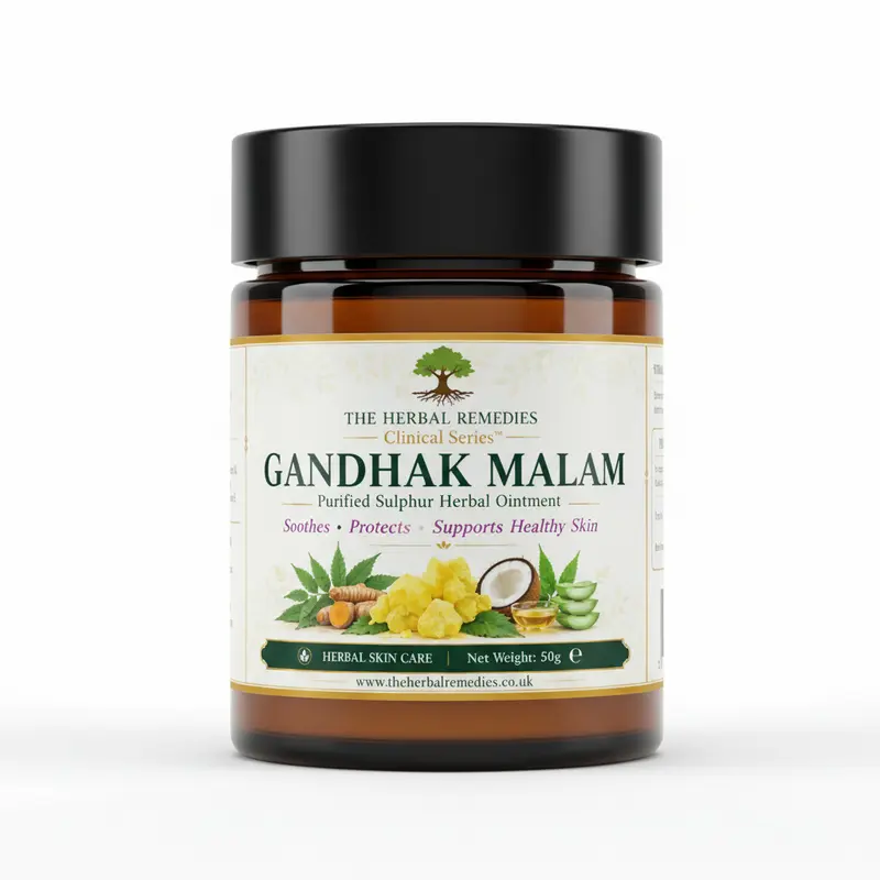 Gandhak Malam – Purified Sulphur Herbal Ointment (50g)