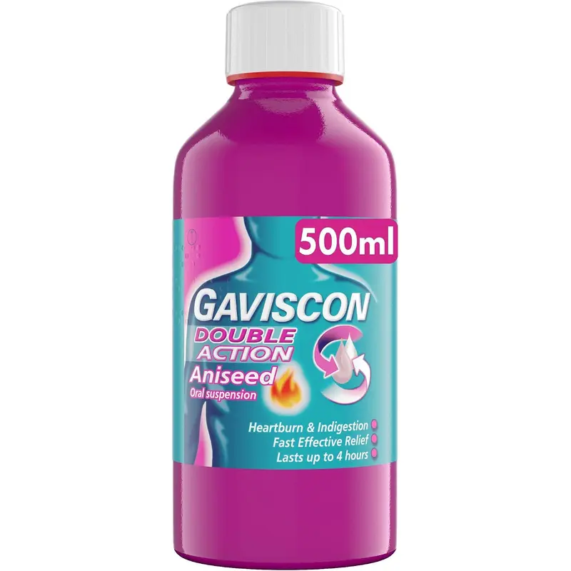 Gaviscon Double Action Aniseed Liquid - 500ml