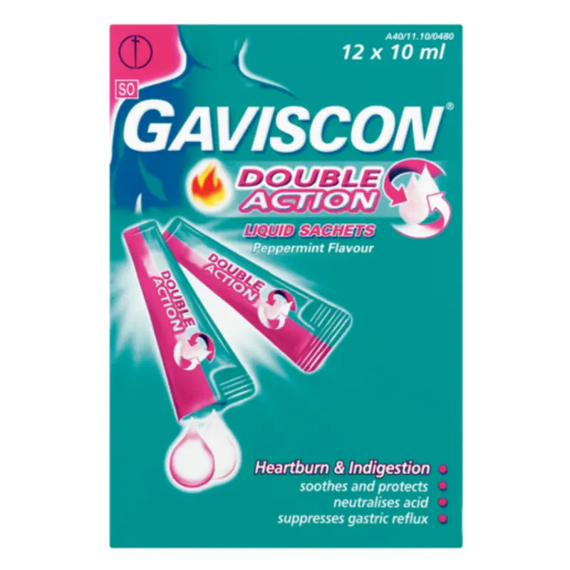 Gaviscon Double Action Liquid - 12 Sachets (N)