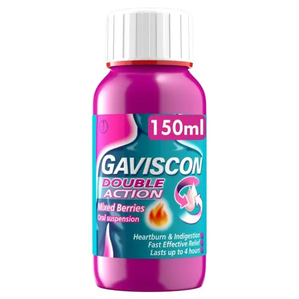 Gaviscon Double Action Mixed Berry 150ml (A)