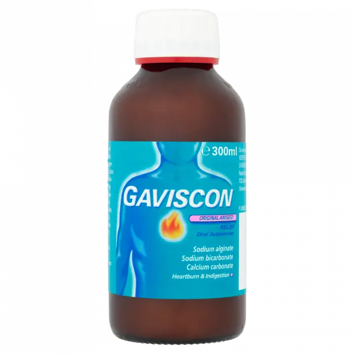 Gaviscon Original Aniseed Relief Heartburn & Indigestion Liquid – 300ml