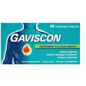 Gaviscon Peppermint Tablets 48 (A)