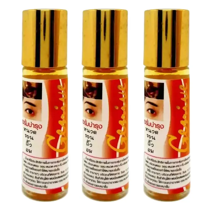 Genive - Eyebrows & Beard Hair Growth Serum 10ml. (Pack of 3)