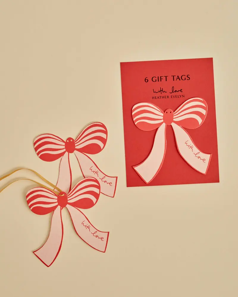 Gift Tag Bows - Set of 6