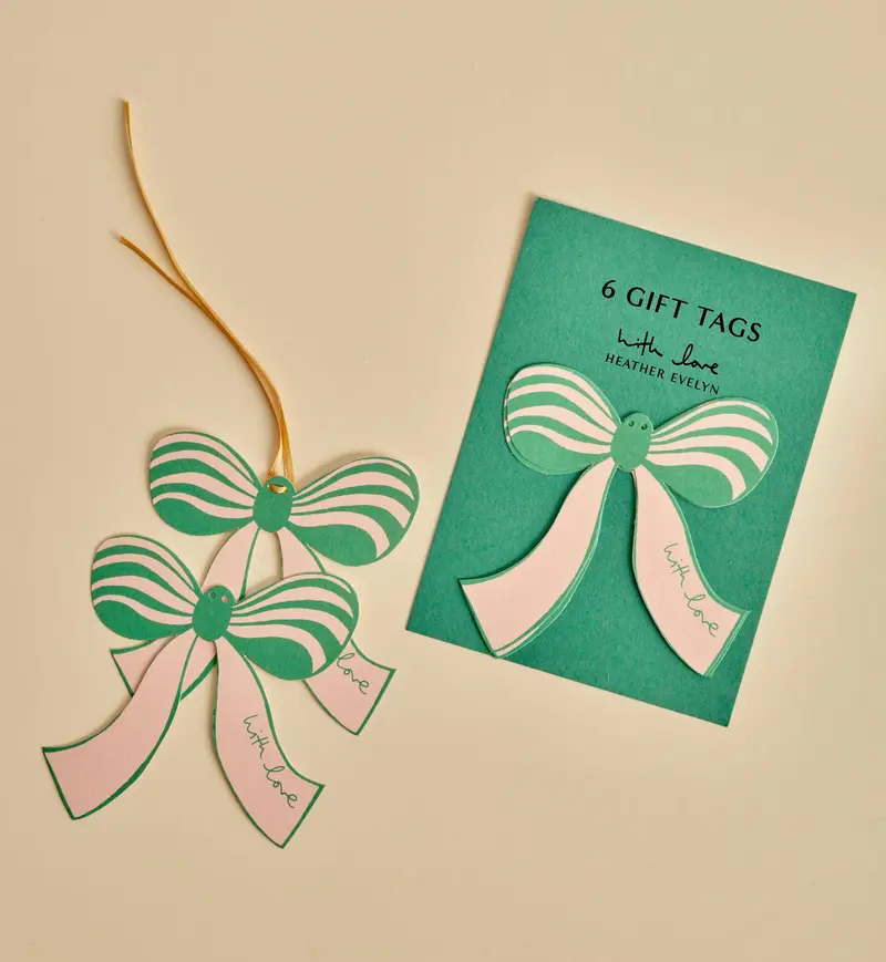 Gift Tag Bows - Set of 6