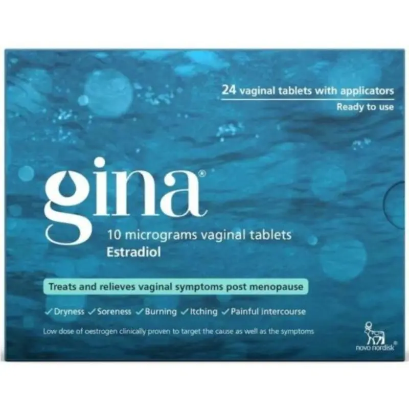 Gina 10 micrograms Vaginal Tablets 24s