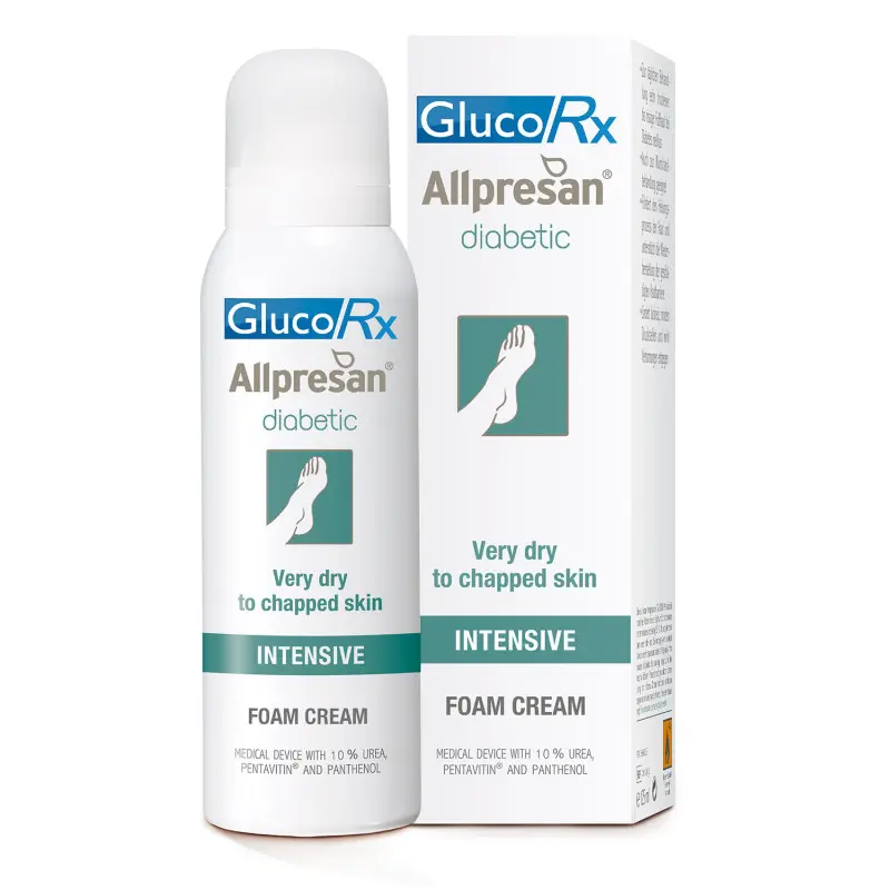 GlucoRx Allpresan Diabetic Foam Cream Intensive