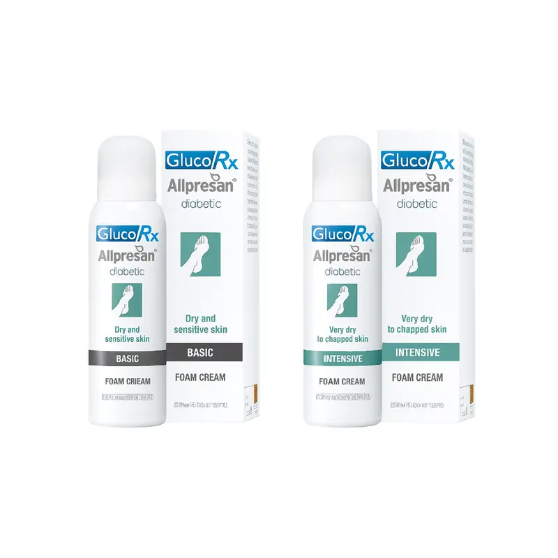 GlucoRx Allpresan Diabetic Foot Foam Cream