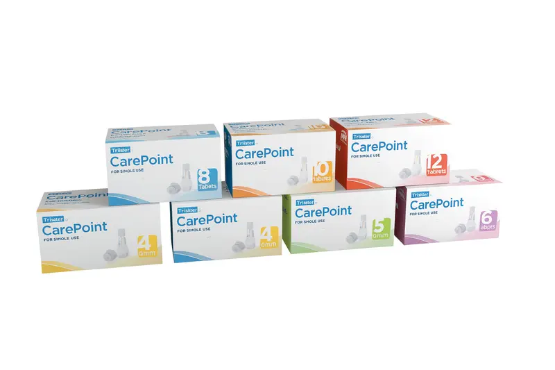GlucoRx CarePoint Pen Needles – Box of 100