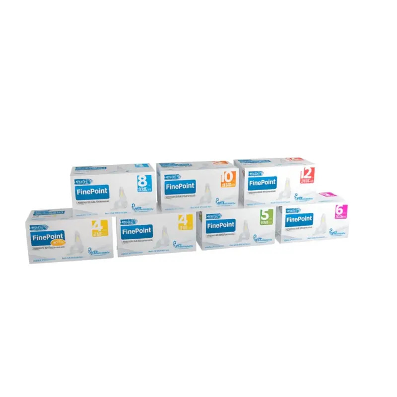 GlucoRx FinePoint Pen Needles – Box of 100