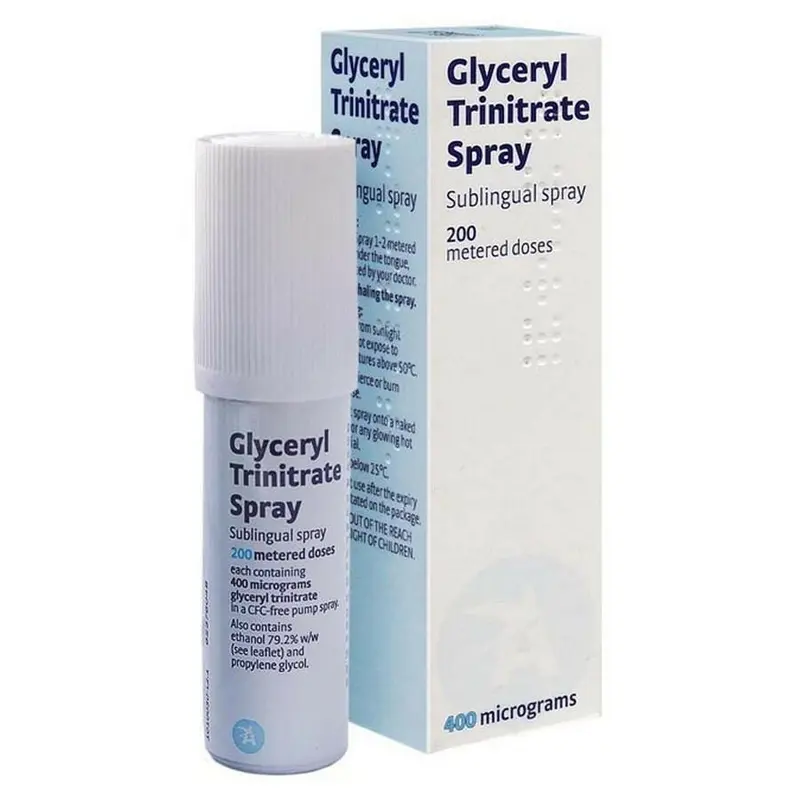 Glyceryl Trinitrate (GTN) Sublingual Spray