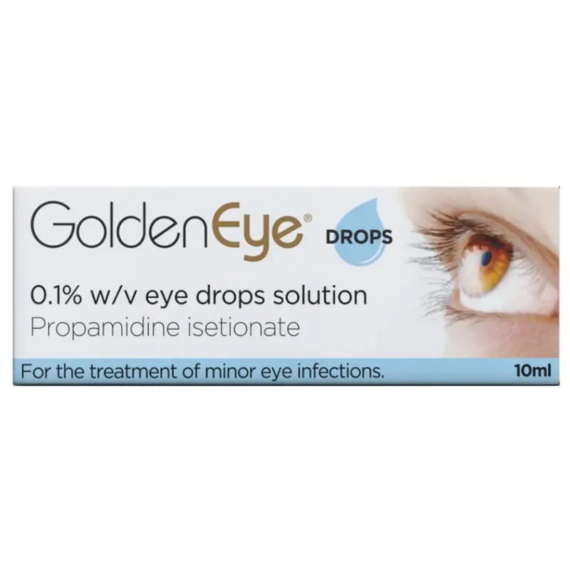 Golden Eye 0.1%w/v Eye Drops Solution - 10ml (P)