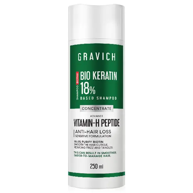 GRAVICH - Bio Keratin Concentrate Hair Shampoo 250ml.