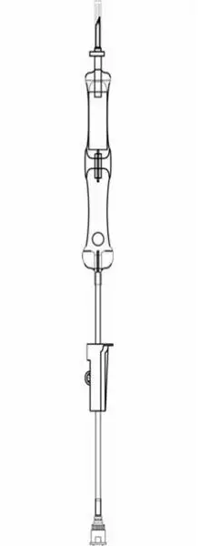 Gravity Double Chamber Wide Bore Blood Set with Line Label