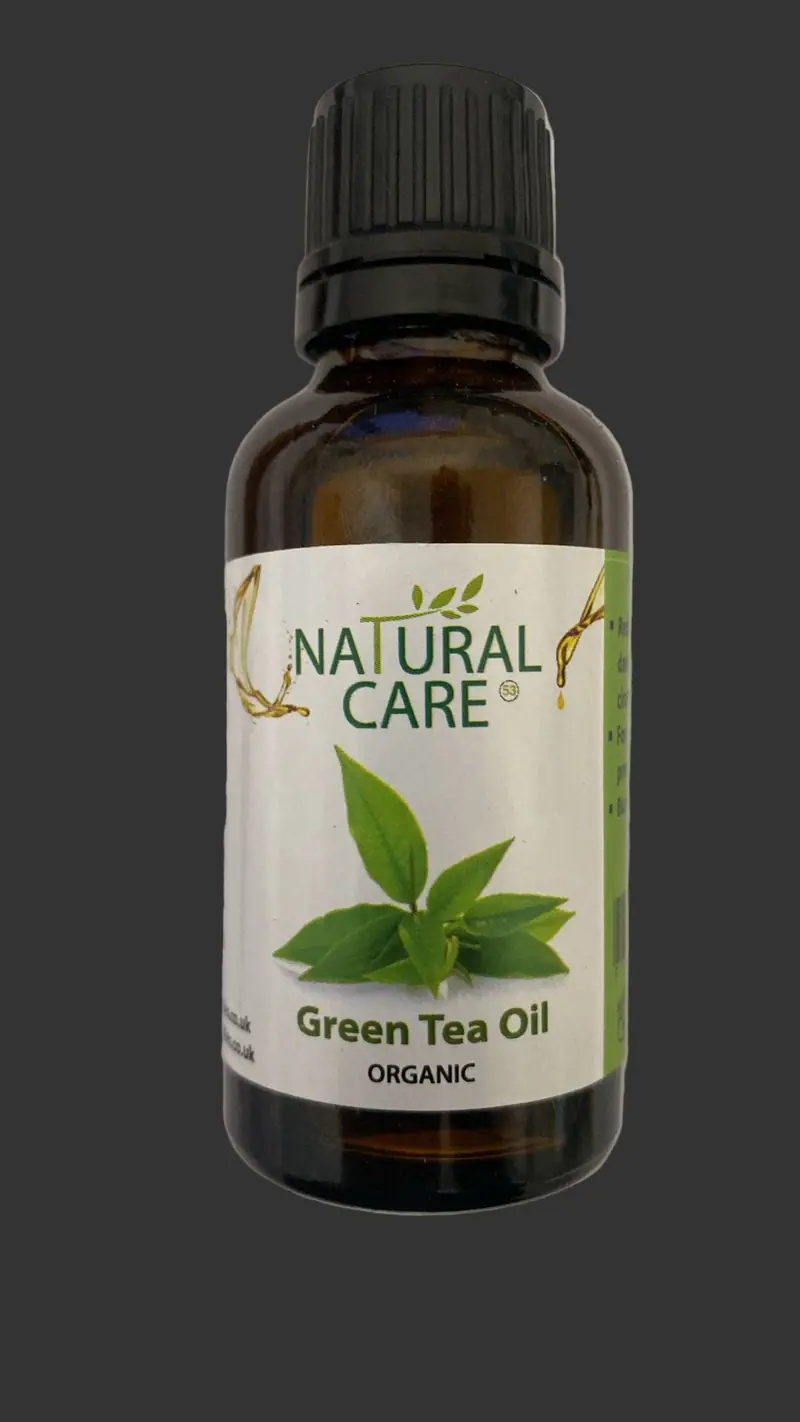Green Tea Oil organic Pure Natural Cold Pressed | Skin Hair & Scalp Care 10ml