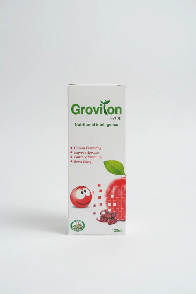 Groviton Syrup 120ml —Growth Promoting, Nutritional Intelligence Tonic