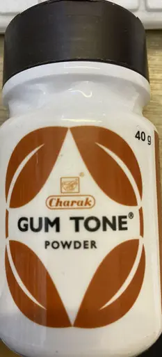 Gum Tone Powder Bleeding Gums, Healthy Gums Oral Care Charak - 40g