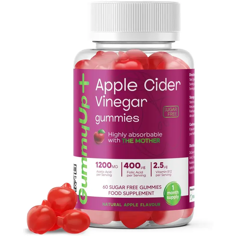 GummyUp+ Apple Cider Vinegar 60 Natural Apple Flavoured Gummies