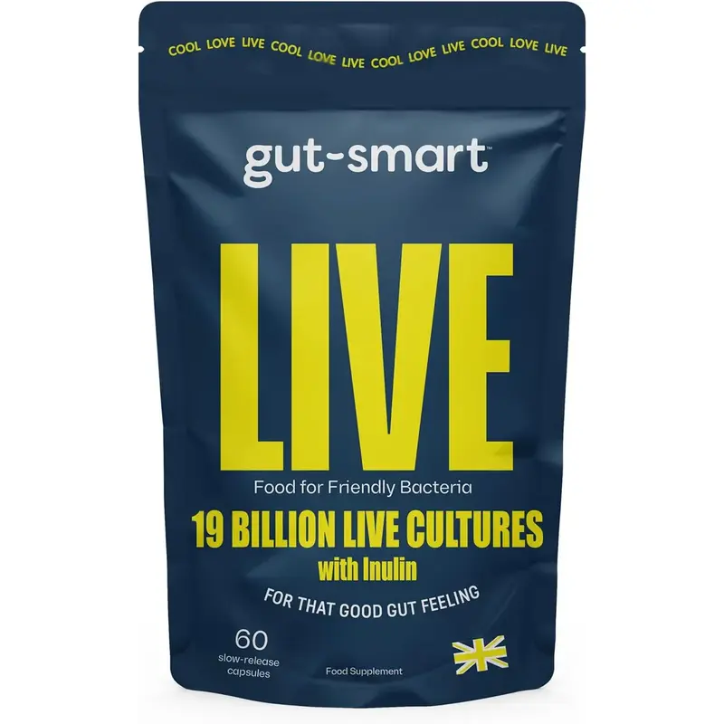 Gut-Smart LIVE Pre & Probiotic 60 Slow Release Capsules