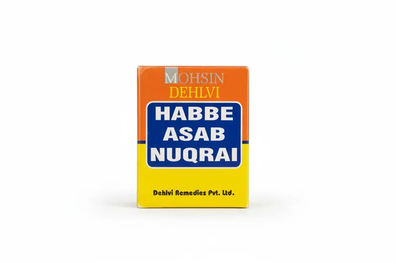 Habbe Asab Nuqrai 20 tablets strengthen nerves in sexual debility