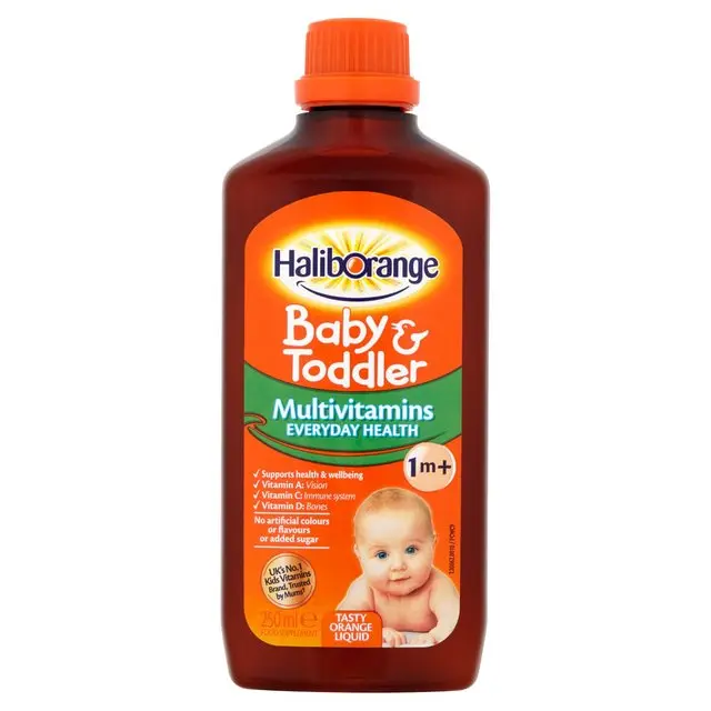 Haliborange Baby & Toddler Multivitamin Liquid, 250ml (D)
