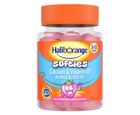 Haliborange Calcium & Vitamin D Strawberry Softies - 30 Strawberry (N)