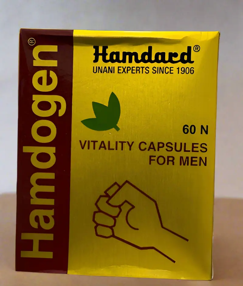 Hamdogen Vitality Capsules 50 Capsules | Traditional Unani Herbal Formula