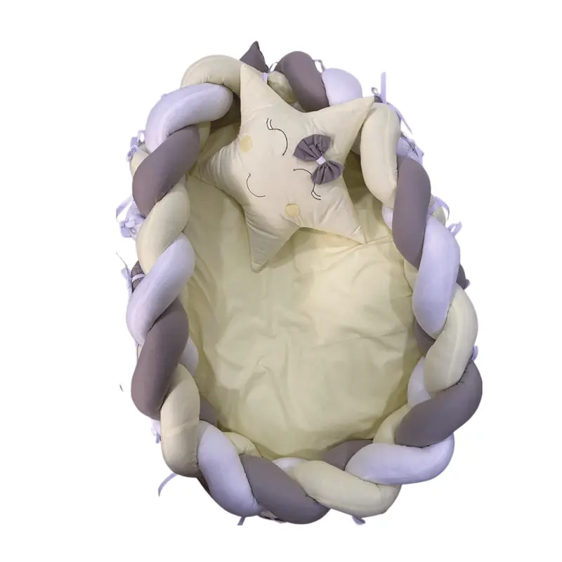 Handmade Cotton Baby Nest Pod with Twisted Top